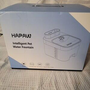 HAPAW Intelligent Pet Water Fountain Model P002 Smart Wi-Fi App Control White